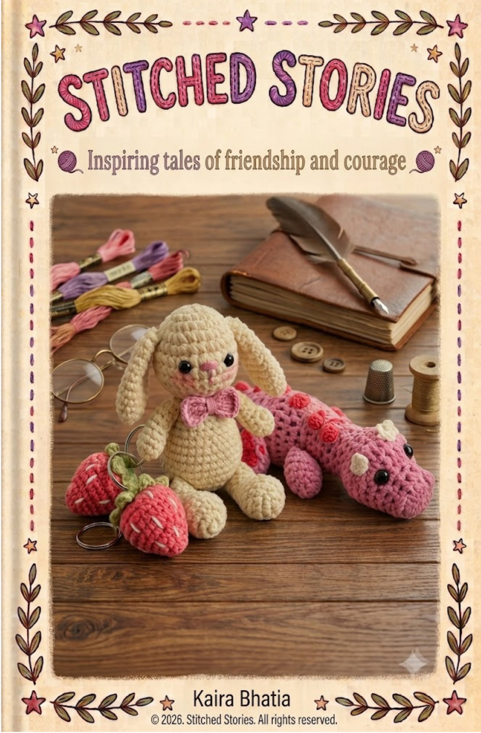 Cover of Stitched Stories by Kaira Bhatia